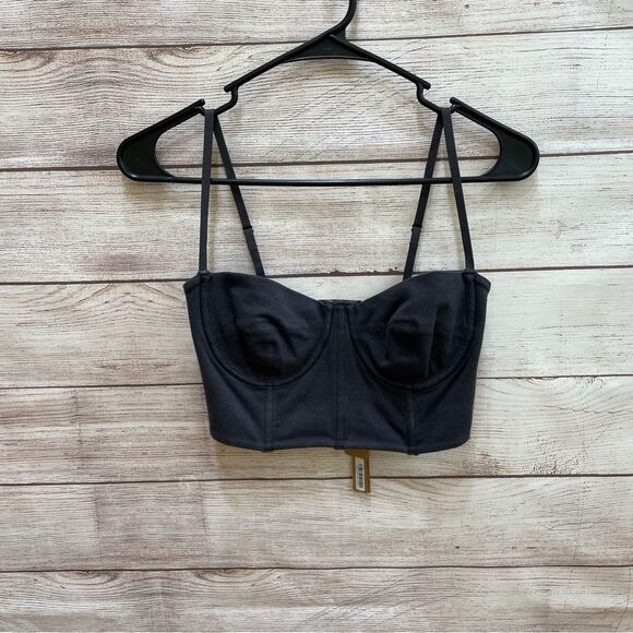 NEW WITH‎ TAGS SKIMS OUTDOOR BUSTIER IN ASH GRAY - Picture 1 of 5